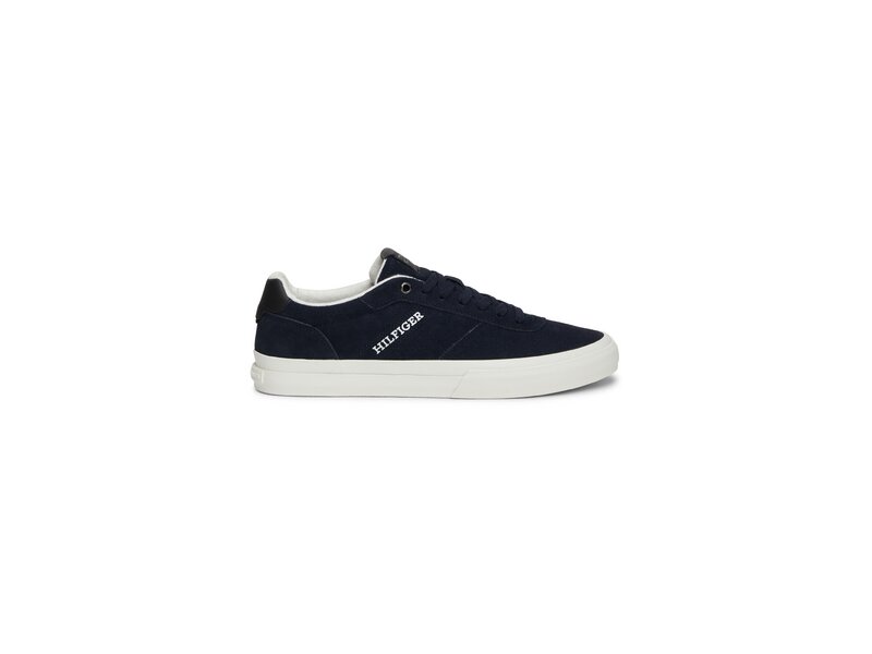 Tommy Hilfiger-TH HI VULC LOW STREET SUEDE-Blau 