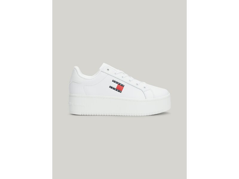 Tommy Hilfiger-TJW FLATFORM ESS-Weiß 