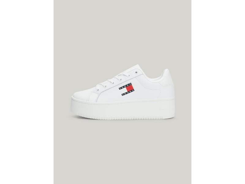 Tommy Hilfiger-TJW FLATFORM ESS-Weiß 