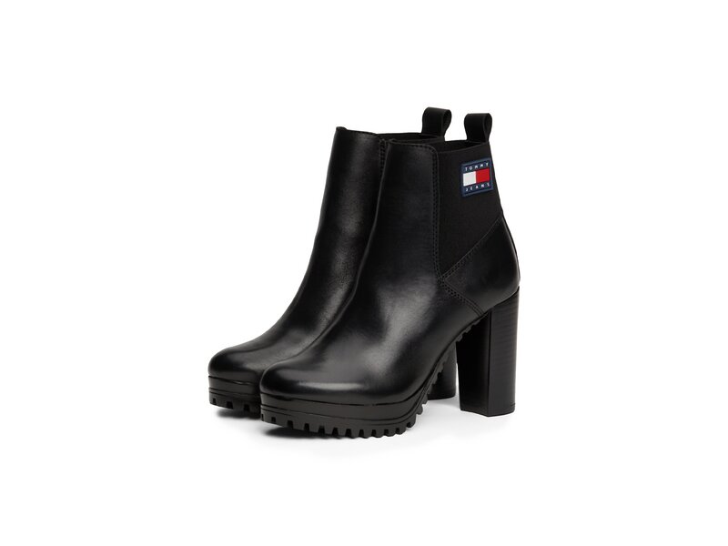 Tommy Hilfiger-TJW NEW ESS HIGH HEEL BOOT-Schwarz 