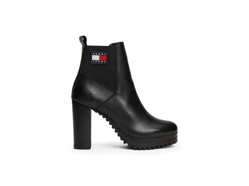 Tommy Hilfiger-TJW NEW ESS HIGH HEEL BOOT-Schwarz 