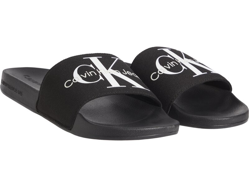 Calvin Klein - SLIDE MONOGRAM CO - YM0YM00061BDS - Schwarz 