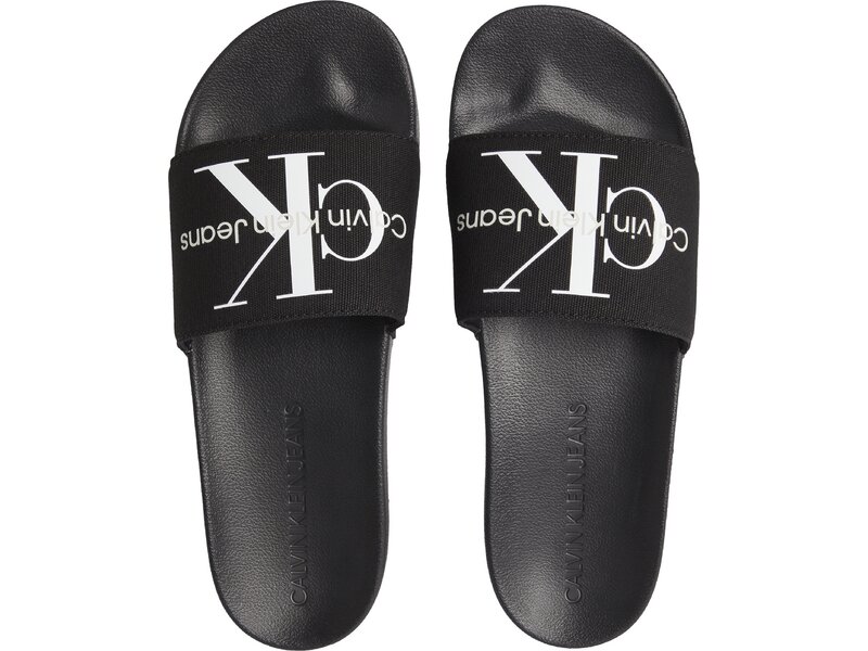 Calvin Klein - SLIDE MONOGRAM CO - YM0YM00061BDS - Schwarz 