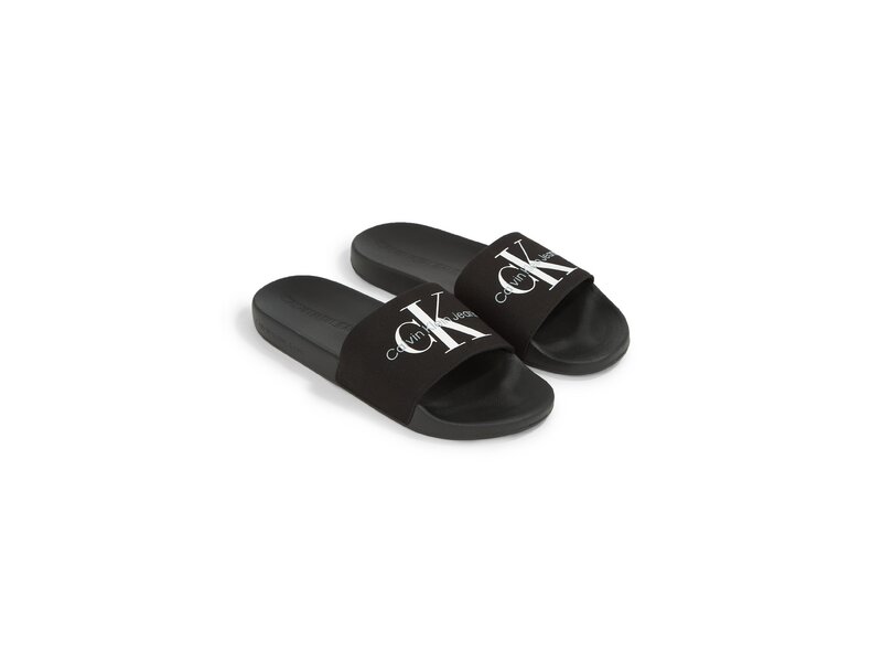 Calvin Klein - SLIDE MONOGRAM CO - YM0YM00061BDS - Schwarz 