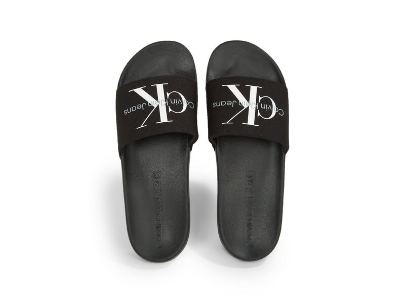 Calvin Klein - SLIDE MONOGRAM CO - YM0YM00061BDS - Schwarz 