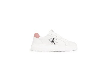 Calvin Klein - CHUNKY CUPSOLE MONO LTH WN - YW0YW0082302S - Weiß