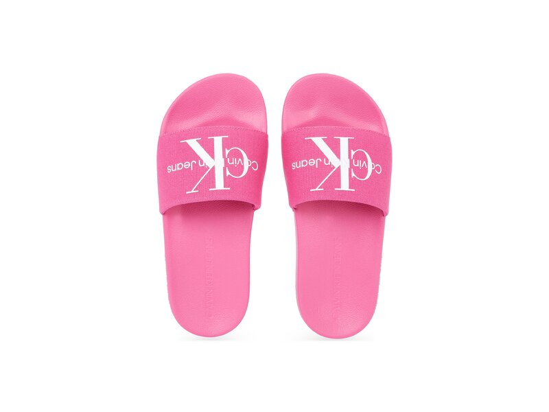 Calvin Klein - SLIDE MONOGRAM CO - YW0YW001030J3 - Rosa 