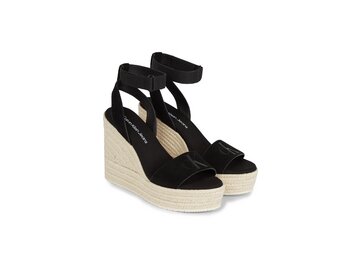 Calvin Klein - WEDGE SANDAL SU MG BTW - YW0YW01026BEH - Schwarz