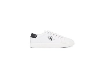 Calvin Klein - CLASSICCUPLOWLACEUP LTH ML - YM0YM00491YAF - Weiß