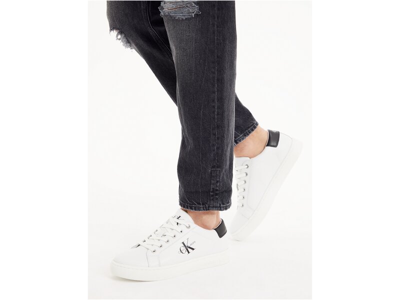 Calvin Klein - CLASSICCUPLOWLACEUP LTH ML - YM0YM00491YAF - Weiß 