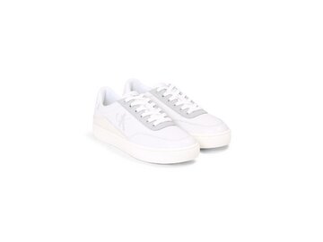 Calvin Klein - CLASSIC CUPSOLE LOW LACE LTH ML - YW0YW01527/0LE - Weiß