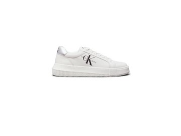 Calvin Klein - CHUNKY CUPSOLE LACEUP LTH ML MTL - YW0YW01476/0K9 - Weiß
