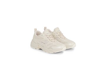 Calvin Klein - RETRO TENNIS LOW LACE MH ML MTL - YW0YW01463/0GB - Beige